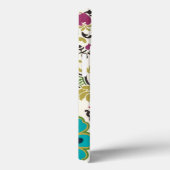 Damask Floral Patterns Plum Turquoise Case-Mate iPhone Hülle (Rückseite / Rechts)