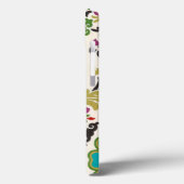 Damask Floral Patterns Plum Turquoise Case-Mate iPhone Hülle (Rückseite / Links)