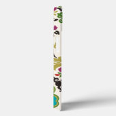 Damask Floral Patterns Plum Turquoise Case-Mate iPhone Hülle (Rückseite / Rechts)