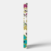 Damask Floral Patterns Plum Turquoise Case-Mate iPhone Hülle (Rückseite / Rechts)