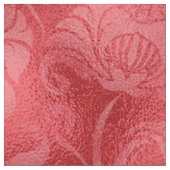 Damask Floral Shimmer Rose Rot ID461 Stoff (Nahaufnahme)