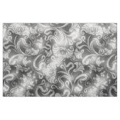 Damask Floral Shimmer Silver Gray ID461 Stoff (Fat Quarter (45,7 x 55,9 cm))
