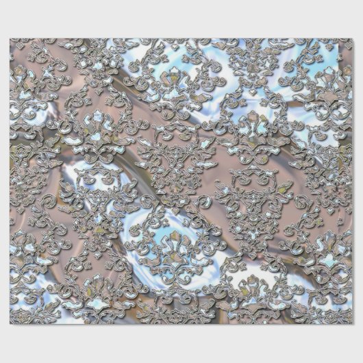 Damask Fly Dance Geschenkpapier (Flach)