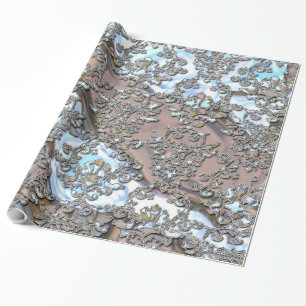 Damask Fly Dance Geschenkpapier