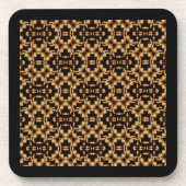 Damask French Lace Getränkeuntersetzer (Vorderseite)