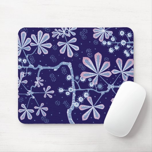 Damask Frost Blume Mousepad (Mit Mouse)