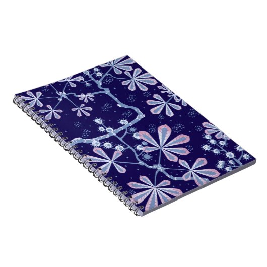 Damask Frost Blume Notebook Notizblock (Rechte Seite)