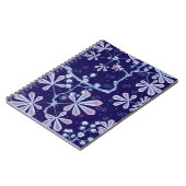 Damask Frost Blume Notebook Notizblock (Linke Seite)