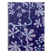 Damask Frost Blume Notebook Notizblock (Vorderseite)