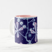Damask Frost Blume Tasse (Vorderseite Links)