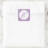 Damask Gastgeschenk Stickers (Tasche)