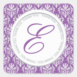 Damask Gastgeschenk Stickers