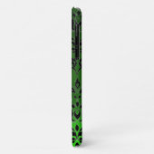 DAMASK GEM MONOGRAM Emerald Green Case-Mate iPhone Hülle (Hinten/Links)
