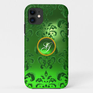 DAMASK GEM MONOGRAM grün Case-Mate iPhone Hülle