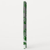 DAMASK GEM MONOGRAM grün weiß Case-Mate iPhone Hülle (Hinten/Links)