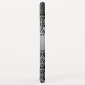 DAMASK GEM MONOGRAM weiß schwarz grün Case-Mate iPhone Hülle (Hinten/Rechts)