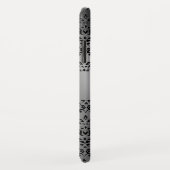 DAMASK GEM MONOGRAM White Black Oang Case-Mate iPhone Hülle (Hinten/Rechts)