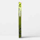 DAMASK GEM MONOGRAM Yellow Case-Mate iPhone Hülle (Rückseite / Links)