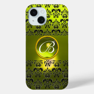 DAMASK GEM MONOGRAM Yellow Case-Mate iPhone Hülle