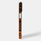 DAMASK GEM MONOGRAMM Orange Case-Mate iPhone Hülle (Rückseite / Rechts)