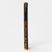 DAMASK GEM MONOGRAMM Orange Case-Mate iPhone Hülle (Hinten/Links)