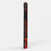 DAMASK GEM MONOGRAMM rot Case-Mate iPhone Hülle (Hinten/Rechts)