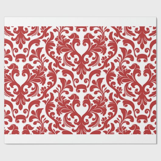 Damask Geschenkpapier (Flach)