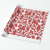 Damask Geschenkpapier (Ungerollt)