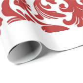 Damask Geschenkpapier (Rolleneckpunkt)