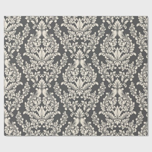 Damask Geschenkpapier (Flach)