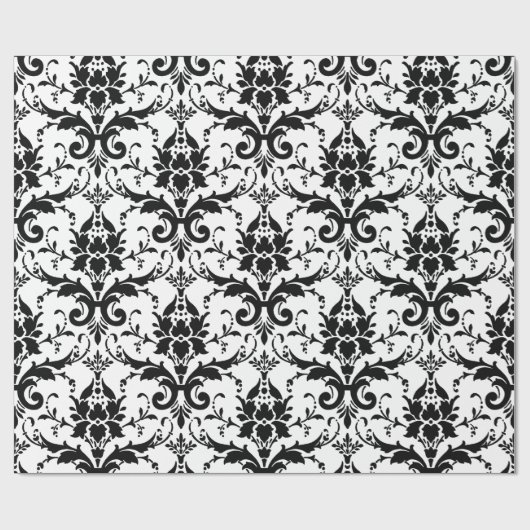 Damask Geschenkpapier (Flach)
