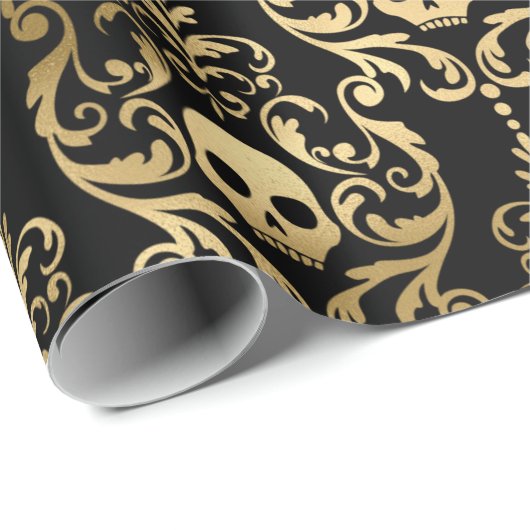Damask Geschenkpapier (Rolleneckpunkt)