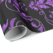 Damask Gothic Glint Geschenkpapier (Rolleneckpunkt)