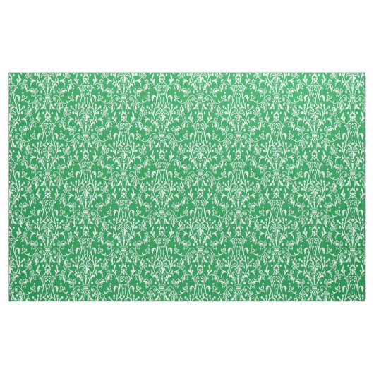 Damask Green Stoff (Yard (91,4 cm))