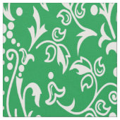 Damask Green Stoff (Nahaufnahme)