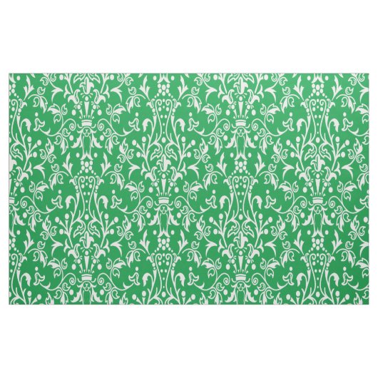 Damask Green Stoff (Fat Quarter (45,7 x 55,9 cm))