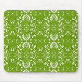 Damask - grün mousepad (Vorne)