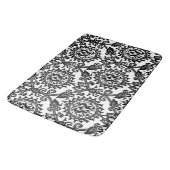 Damask Hare Pattern Bath Mat Badematte (Schrägansicht)