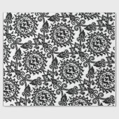 Damask Hare Pattern Geschenkpapier (Flach)