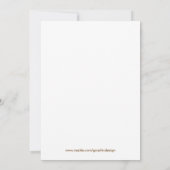 Damask Heilige Kommunion Einladung (Rückseite)