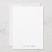 Damask Heilige Kommunion Einladung (Rückseite)