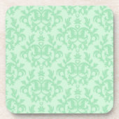 Damask hellgrün Kangaroo Paws Set von 6 Untersetze Untersetzer (Vorderseite)