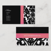 Damask Hoch ~ Visitenkarte (Vorne/Hinten)