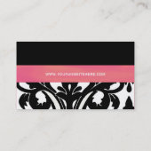 Damask Hoch ~ Visitenkarte (Rückseite)