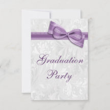 Damask & Imitate Bow Girls Graduation Party