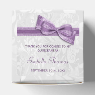 Damask & Imitats Bow Girls Quinceañera Gastgeschen Geschenkschachtel