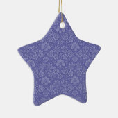 Damask in Blau Keramikornament (Rechts)