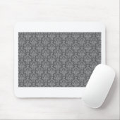 Damask in Grau Mousepad (Mit Mouse)