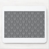 Damask in Grau Mousepad (Vorne)