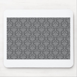 Damask in Grau Mousepad